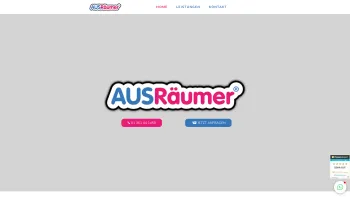 Website Screenshot: Ausräumer e.U. - ENTRÜMPELUNG & RÄUMUNG WIEN? zum ? Pauschalpreis - Date: 2023-06-15 16:02:34