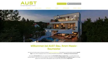 Website Screenshot: AUST-BAU Ges.m.b.H. - Baufirma Niederösterreich, Wien - AUST-Bau - Date: 2023-06-22 15:04:29