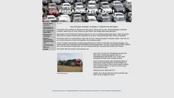 Website Screenshot: Auto Ankauf für den Export - Auto verkaufen für Export. Auto ankaufen in Österreich - Date: 2023-06-15 16:02:34