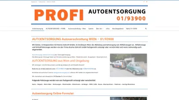 Website Screenshot: AUTOENTSORGUNG GRATIS WIEN PROFI - Gratis Autoentsorgung Profi Wien, NÖ, Burgenland, Steiermark - Date: 2023-06-15 16:02:34