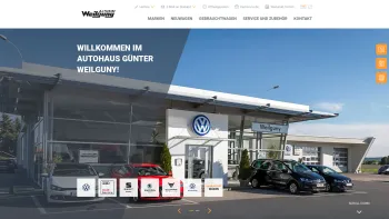 Website Screenshot: Autohaus Günter Weilguny VW VWLNF AUDI GEBRAUCHTWAGEN - Günter Weilguny GmbH - Date: 2023-06-22 15:00:10