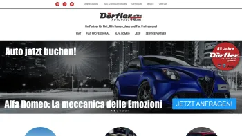 Website Screenshot: Oskar Autohaus Dörfler FIAT LANCIA ALFA ROMEO - Willkommen | Autohaus Dörfler | Ihr Jeep, Fiat, Alfa Romeo Partner in Oberkärnten - Date: 2023-06-15 16:02:34