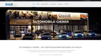 Website Screenshot: Automobile Gierer e.U. - Home - Date: 2023-06-22 12:13:11