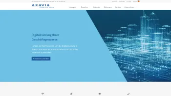Website Screenshot: AXAVIA Software GmbH - AXAVIAseries - ERP-Software - modular -Zur Digitalisierung Ihrer Geschäftsprozesse - Date: 2023-06-15 16:02:34