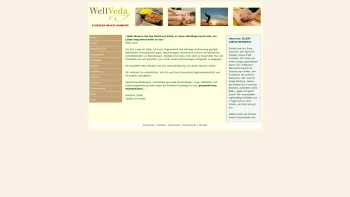Website Screenshot: Wellveda - Ayurveda Hamburg - Date: 2023-06-14 10:38:55