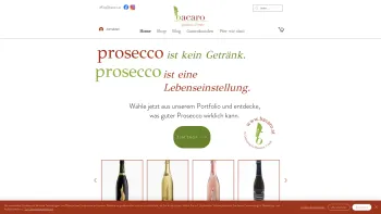 Website Screenshot: Bacaro Gastronomiebetriebs- und Handels GmbH - Home | bacaro.at - Date: 2023-06-22 15:07:48