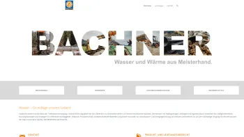 Website Screenshot: Ludwig Bachner Gesellschaft Bachner Brunnenbau und Bohrungen - Bachner Brunnen- und Spezialtiefbau GmbH - Date: 2023-06-22 12:13:12
