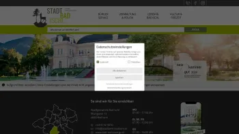Website Screenshot: Stadtamt Bad Bad Ischl RiS-Kommunal - Bad Ischl - GEM2GO WEB - Zentrum - Date: 2023-06-22 12:13:12