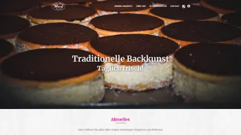 Website Screenshot: Bäckerei, Konditorei und Partyservice Peter Münsch - Bäckerei Münsch | Traditionsbewusst und innovativ - Date: 2023-06-22 12:13:12