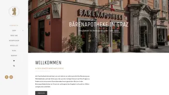 Website Screenshot: Bären-Apotheke Mag.pharm.Dr. Gert Verdino Baeren-Apotheke - Bärenapotheke Graz - Persönliche Beratung seit 1650 - Date: 2023-06-15 16:02:34