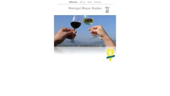 Website Screenshot: Weingut Adolf und Ilse Mayer Baden bei Wien - Weingut Mayer Baden - Date: 2023-06-22 15:00:10