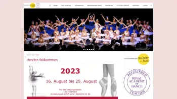 Website Screenshot: FACHSCHULE FÜR BALLETT UND TANZ Royal Academy of EKATERINA CHRISTOU ARAD RTS Dipl. PDTD RAD London) - Ballettschule, Ballettakademie Graz - Date: 2023-06-22 15:00:10
