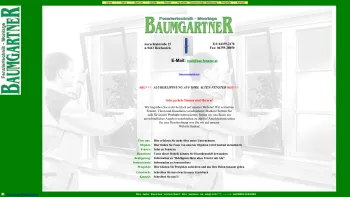 Website Screenshot: Fenstertechnik und Montage Baumgartner - BAUMGARTNER - Date: 2023-06-14 16:33:40