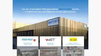 Website Screenshot: BATTISTI GESELLSCHAFT Profiline - Battisti GmbH - Date: 2023-06-22 12:13:12