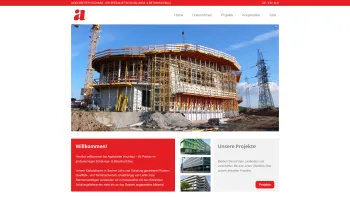 Website Screenshot: Aigelsreiter Holding GmbH - Schalungsbau-Spezialist Baupersonal Arbeits-Einsätze im Hochbau - Date: 2023-06-15 16:02:34