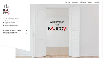 Website Screenshot: BauCov GmbH - BAUCOV GmbH | Baumeisterbetrieb in Wien - Date: 2023-06-26 10:26:08