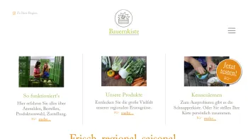 Website Screenshot: Bauernkiste - bauernkiste.at - Date: 2023-06-22 15:06:15