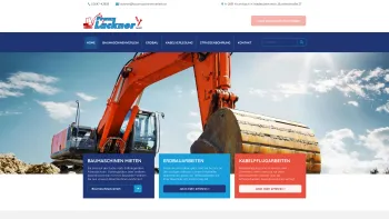 Website Screenshot: Franz Lackner GmbH - Home - Baumaschinenverleih Lackner - Date: 2023-06-22 15:08:02