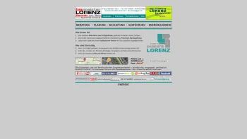 Website Screenshot: Baumeister LORENZ - Baumeister LORENZ - Ihr Partner am Bau - Date: 2023-06-14 10:37:24