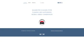 Website Screenshot: Baumeister Schagerl Peter - Startseite - Date: 2023-06-14 10:38:58