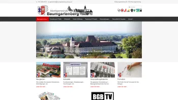 Website Screenshot: Marktgemeinde Baumgartenberg - Baumgartenberg - Marktgemeinde Baumgartenberg - Date: 2023-06-22 12:13:13