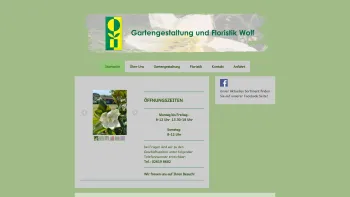 Website Screenshot: Ing. Margarete Gabriele baumschulewolf - ÖFFNUNGSZEITEN - baumschule-wolfs Webseite! - Date: 2023-06-22 12:13:13