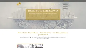 Website Screenshot: Bmstr. Ing. Peter Pirklbauer - Immobilienbewertung in ganz Österreich von Bmstr. Ing. Peter Pirklbauer - Date: 2023-06-15 16:02:34