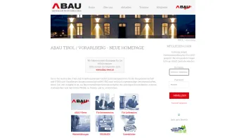 Website Screenshot: BAU-WEST Management GmbH - bitte anmelden: AUSTRIA BAU - Date: 2023-06-22 12:13:13