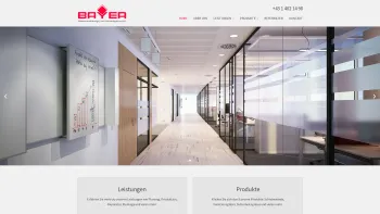 Website Screenshot: Bayer Glasverarbeitungs- und Handels-G.m.b.H. - Ihre Glaserei Bayer in Wien - Date: 2023-06-22 12:13:13