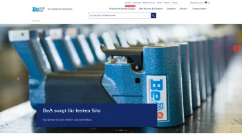Website Screenshot: Joh. Friedrich Behrens Gesellschaft BeA Deutschland Befestigungstechnik - Startseite - BeA Website DE - Date: 2023-06-22 15:00:11