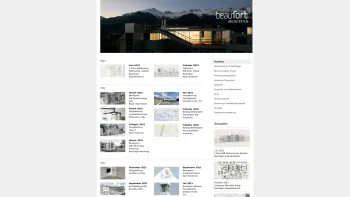 Website Screenshot: Lamprecht Florian beaufort.architekten - - Timeline - beaufort Architekten ZT GmbH - Date: 2023-06-14 10:47:08