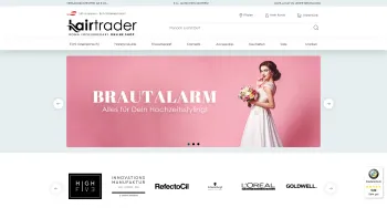 Website Screenshot: Beauty Hair - Onlineshop für Haarpflege & Stylingprodukte | ROMA Friseurbedarf - Hairtrader.at - Date: 2023-06-22 15:00:11