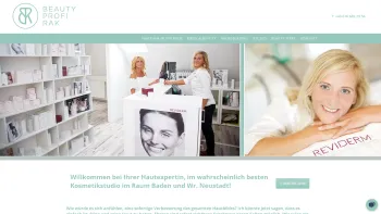Website Screenshot: Kosmetik Beautyprofi Rak, Enzesfeld-Lindabrunn - Kosmetikstudio | Beautyprofi Rak | Der Geheimtipp in der Nähe von Baden - Date: 2023-06-22 15:00:11