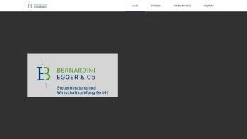 Website Screenshot: Bernardini & Co Wirtschaftsprüfung GmbH - Home - Bernardini, Egger & Co - Date: 2023-06-14 10:39:01