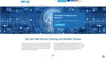 Website Screenshot: Becom Burgenländische Elektronik- und Kommunikationssysteme Gesellschaft m.b.H. - EMS-Partner / Elektronikproduktion BECOM - Date: 2023-06-14 10:47:08