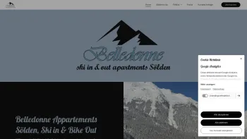 Website Screenshot: Haus Belledonne - Home | Belledonne Ski in & Bike out - Date: 2023-06-22 12:13:13