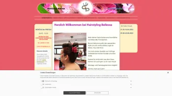 Website Screenshot: Hairstyling Bellessa - Hairstyling Bellessa - Startseite - Date: 2023-06-26 10:26:08