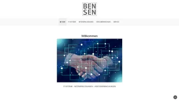 Website Screenshot: +++ bensen ++ digital media design ++ - Bensen - Herzlich Willkommen - Date: 2023-06-14 10:39:01