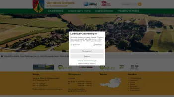 Website Screenshot: Gemeindeamt Bergern im Region Dunkelsteinerwald Still Schön Mystisch - Bergern im Dunkelsteinerwald - GEM2GO WEB - Zentrum - Date: 2023-06-22 15:07:48