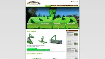 Website Screenshot: BERGMANN JFL Handel&Technik - Ballenpresse Papierpresse Presscontainer Recycling Kartonage Papier Altpapier - Date: 2023-06-22 12:13:14