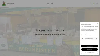 Website Screenshot: BERGMEISTER Kräuter - Home | Bergmeister - Date: 2023-06-14 10:39:01