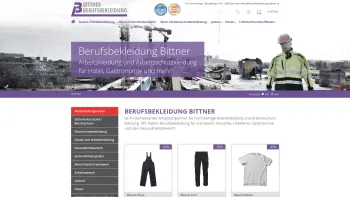 Website Screenshot: Berufsbekleidung-Bittner - Berufsbekleidung Bittner ... - Date: 2023-06-22 15:00:11