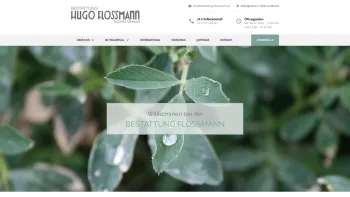 Website Screenshot: Bestattung Flossmann Sohn GmbH - Bestattung Flossman - Ihre Bestattung aus Innsbruck - Date: 2023-06-14 10:39:01