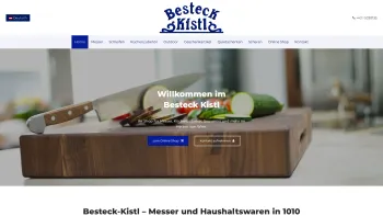 Website Screenshot: Besteck Kistl - Messer & Haushaltswaren | Besteck Kistl in 1010 Wien - Date: 2023-06-14 10:39:04