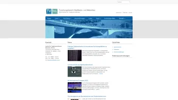 Website Screenshot: Institut für Stahlbeton und Massivbau Technische Universität Wien - News: Forschungsbereich für Stahlbeton- und Massivbau | TU Wien - Date: 2023-06-15 16:02:34