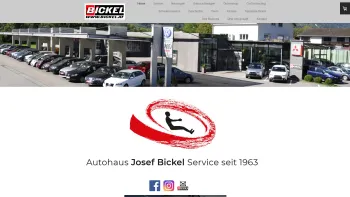 Website Screenshot: Autohaus Josef Bickel GmbH - Wir heißen Sie herzlich willkommen im Autohaus Josef Bickel Schlins - VW Audi Mitsubishi Werkstatt Spenglerei Lackiererei - Date: 2023-06-22 15:10:43