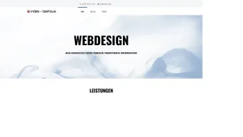 Website Screenshot: indes-Bierhaus, Webdesign und Werbeagentur - Home - Date: 2023-06-22 15:10:43