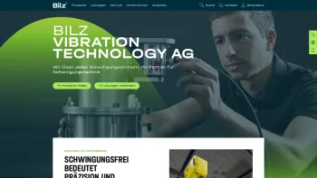 Website Screenshot: Bilz Vibration Technology AG - Bilz Vibration Technology AG - Experte für Schwingungstechnik und Schwingungsisolierung - Date: 2023-06-22 12:13:15