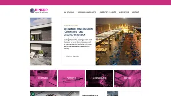 Website Screenshot: BINDER ALU STAHLBAU GmbH. - Binder Alu-Stahlbau - Date: 2023-06-22 12:13:15
