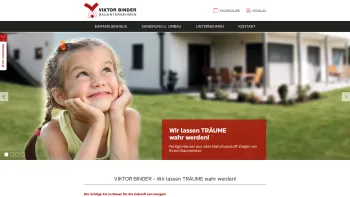 Website Screenshot: Binder Viktor GesmbH
Bauunternehmen - Baumeister Binder Bau - Ihre Baufirma in Burgenland - Date: 2023-06-14 10:39:04